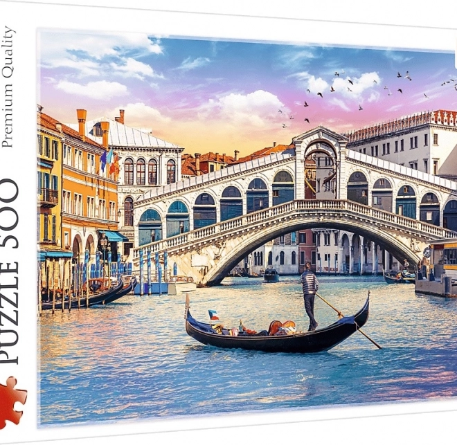 Puzzle od 500 dijelova Most Rialto Venecija