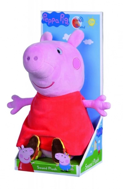 Plišana Svinjica Peppa Pig sa zvukom, 22 cm