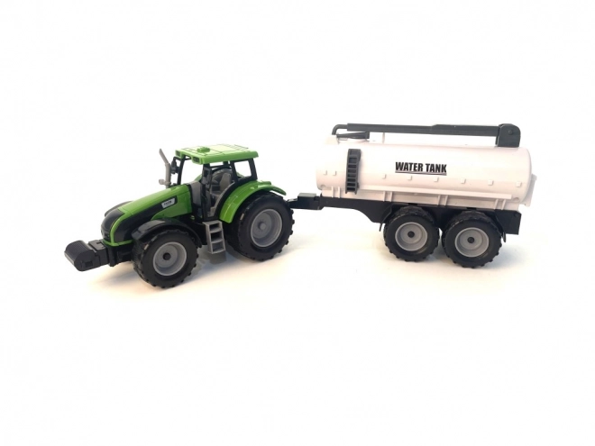 Traktor s pogonom na zamašnjak s prikolicom