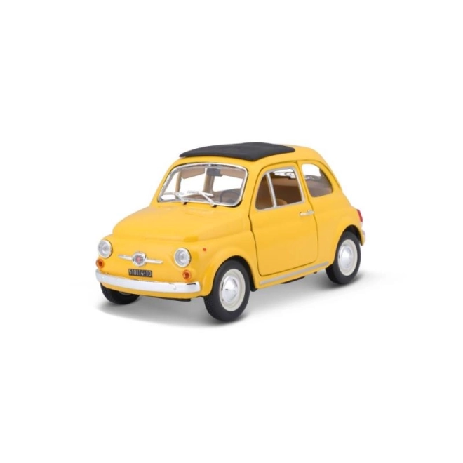 Bburago model automobila Fiat 500 F 1965 žuti 1:24