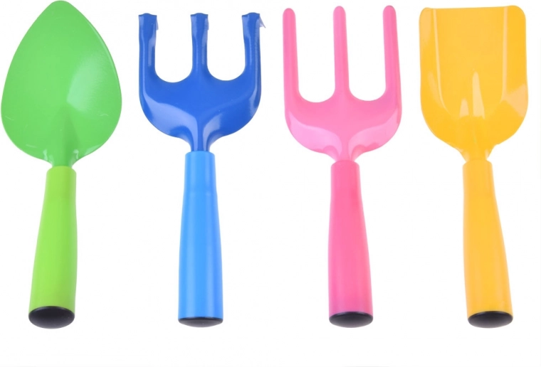 Šareni dječji alat za kopanje, rahljenje i presađivanje