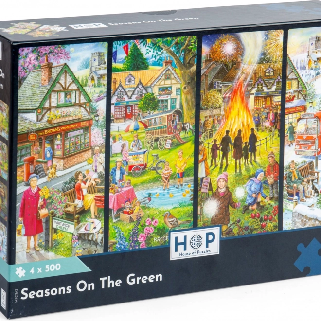 HOP Puzzle Sezonski Set 4x500 Djelova