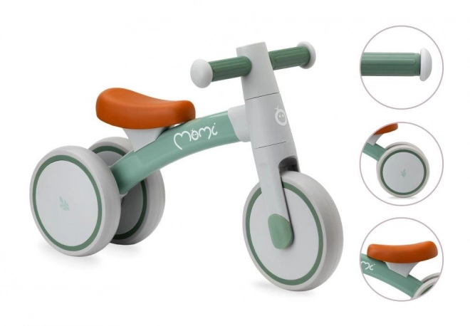 Bicikl bez pedala MoMi TEDI mini zeleni