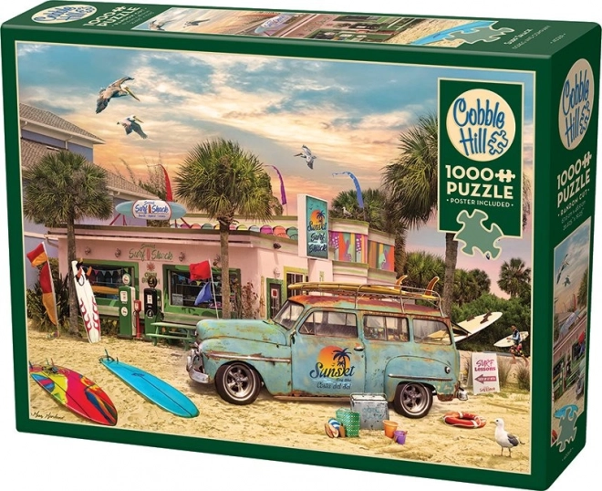 Slagalica Surferska koliba 1000 komada od Cobble Hill