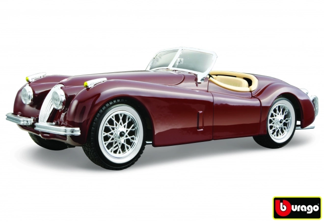Bburago 1:24 Jaguar XK 120 Roadster (1951) Crveni