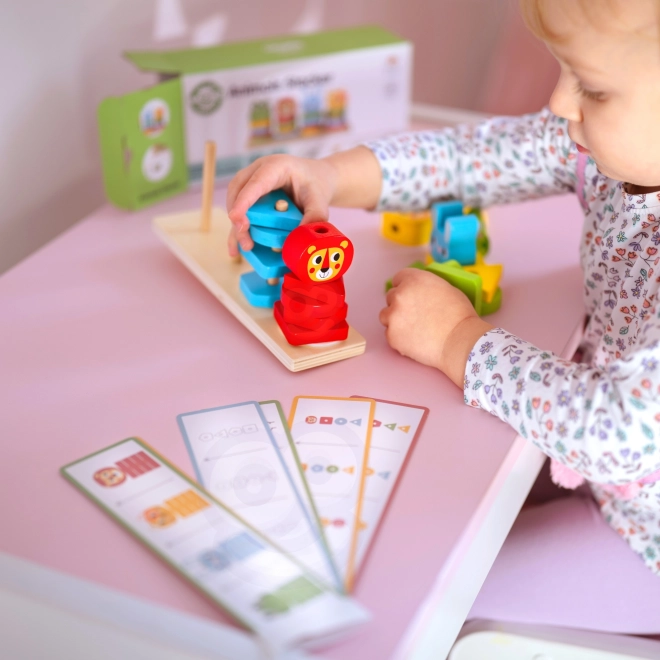 Woopie Montessori Životinjska Piramida 27 kom