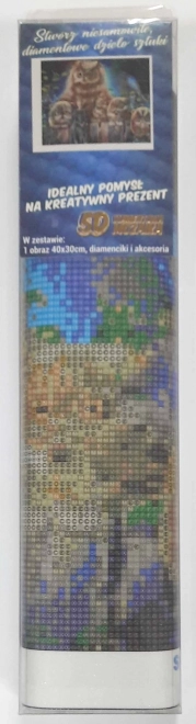 Dijamantno slikanje Šumski čuvari 30x40 cm