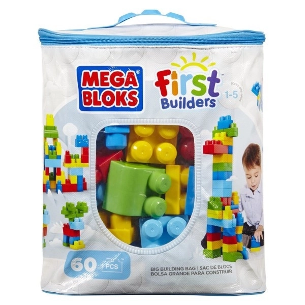 Mega Bloks Prvi Graditelji Blokovi u Plastičnoj Vreći 60 kom
