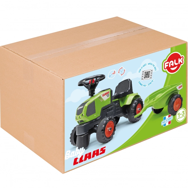 Guralica - traktor Claas s volanom i prikolicom