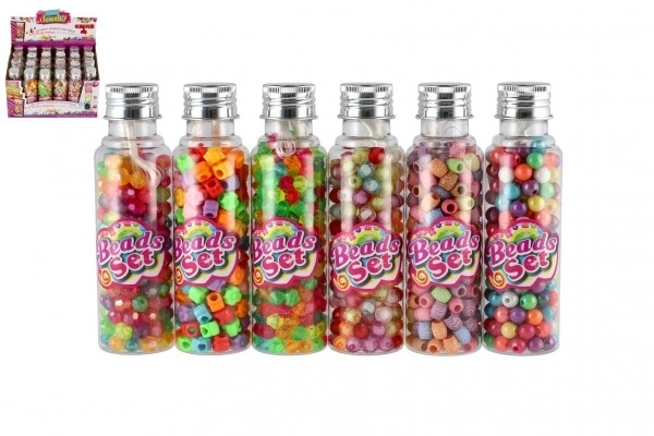 Perlice s uzicom plastika mix boja u plastičnoj kutijici 3,5x12,5cm