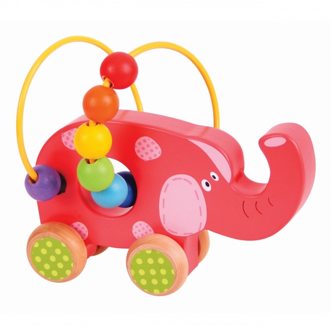 Drveni Motorički Labirint Slon od Bigjigs