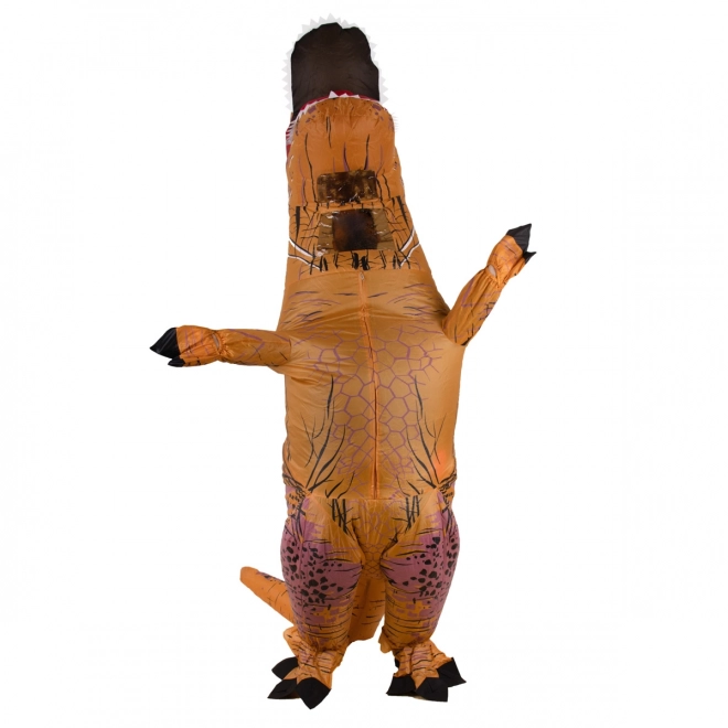 Kostim na napuhavanje dinosaurus T-REX smeđi