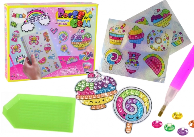 DIY naljepnica Dijamant Set Bombon šarene naljepnice