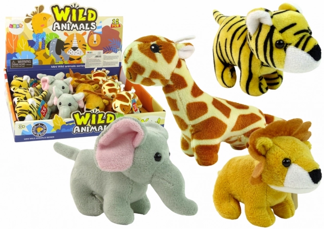 Mini plišane životinje Safari, 4 modela