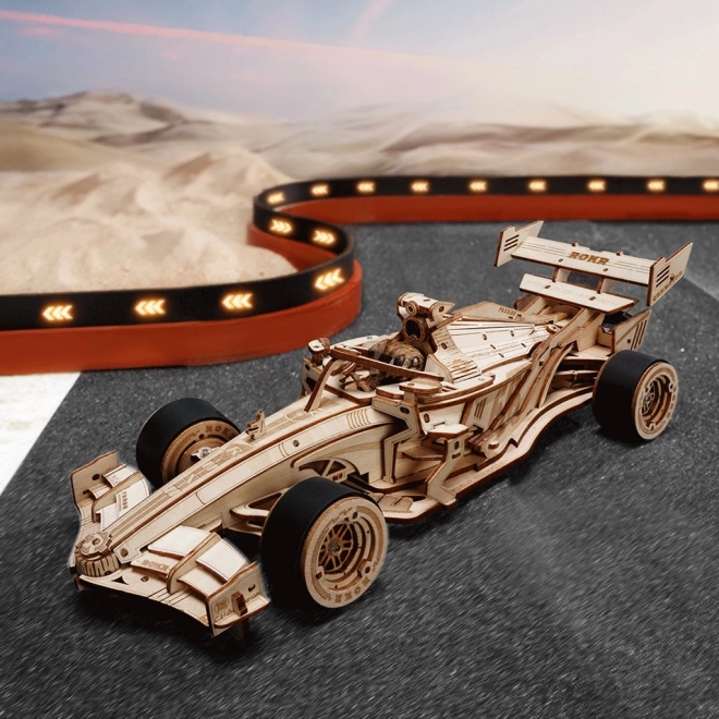 RoboTime 3D drvena slagalica Utrka auto