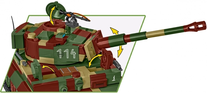 Model tenka Tiger I od 870 dijelova