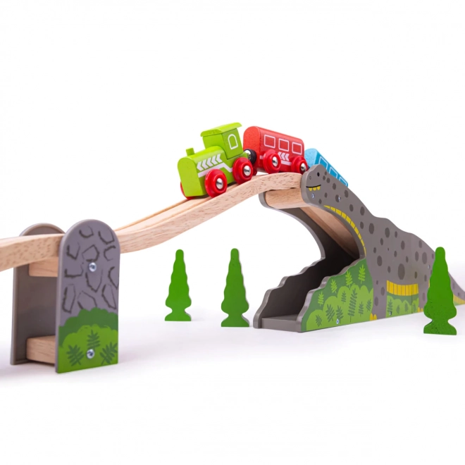 Bigjigs Rail Dinosaurov most