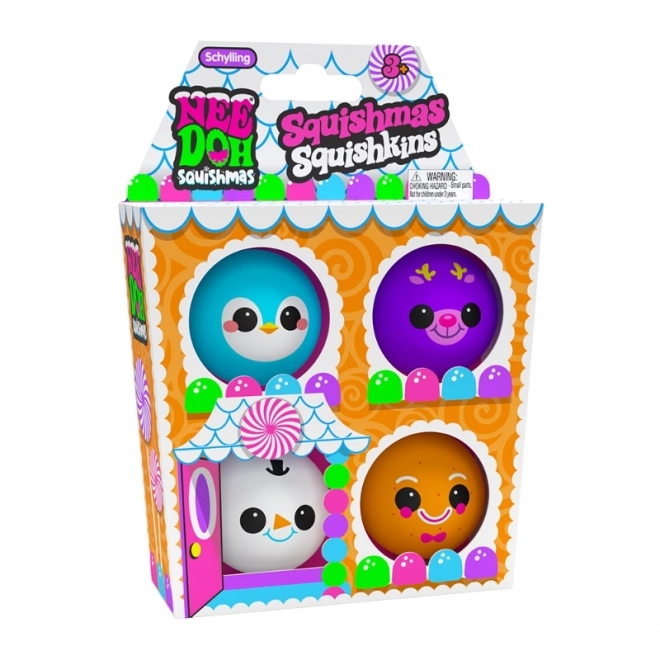 set Squishmas Squishkins loptica
