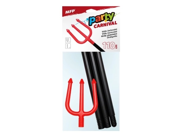 Vile đavolske sklopive plastika 110cm na kartonu 17x41cm karneval