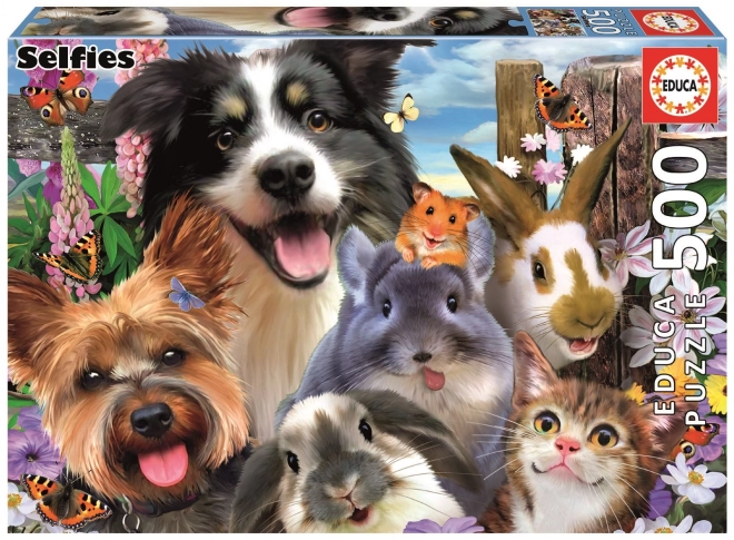 Educa Puzzle smiješni selfie 500 komada