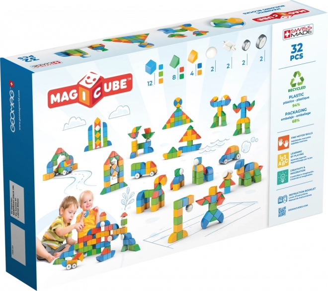 GEOMAG Magnetne kocke Magicube Shapes - Svijet 32 dijela