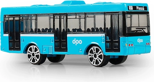Metalni autobus DPO Ostrava plavi 8,5 cm