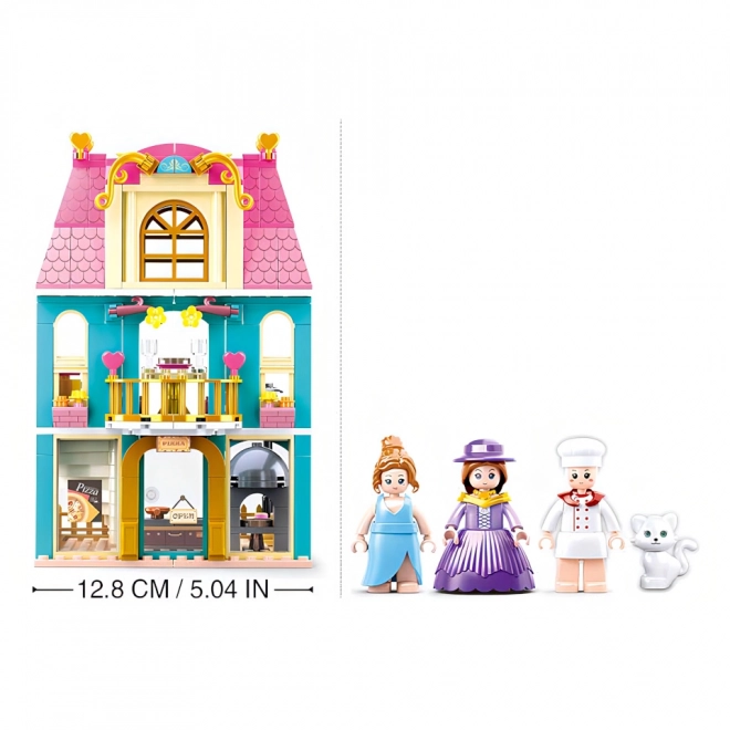 Sluban Girls Dream Village M38-B0875 Dvokatna kuća s potkrovljem