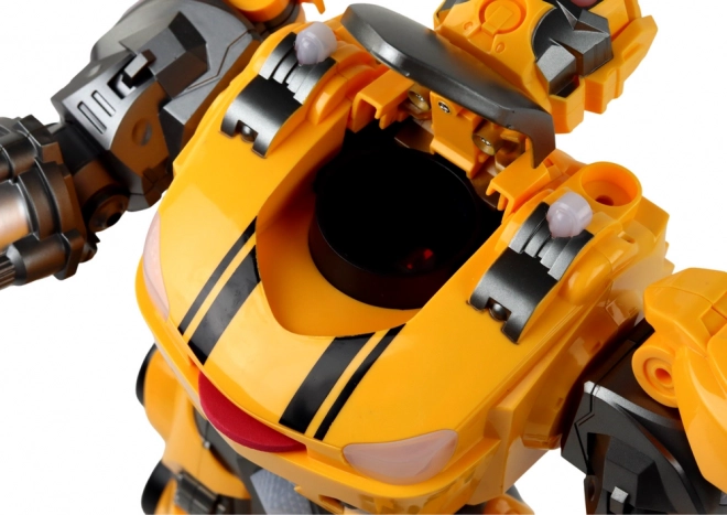Veliki daljinski upravljani robot R/C žuta zvučna svjetla