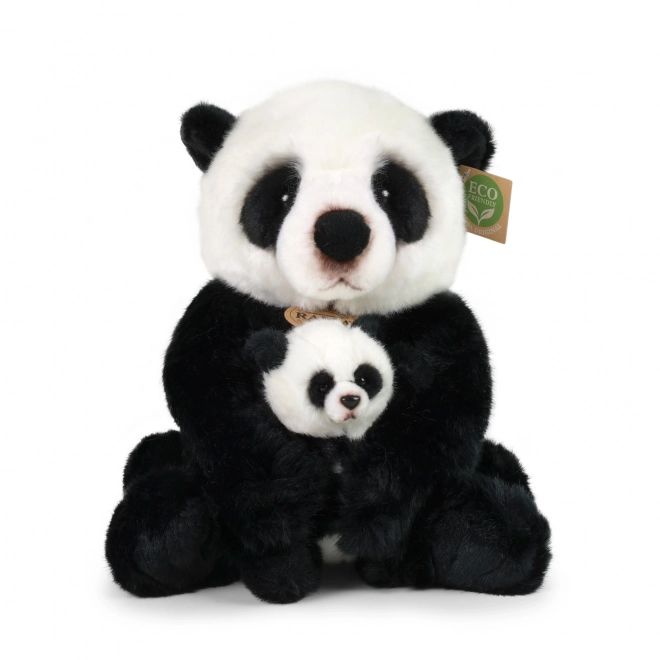 Rappa plišana panda s mladunčetom 27 cm EKO-PRIJATELJSKI
