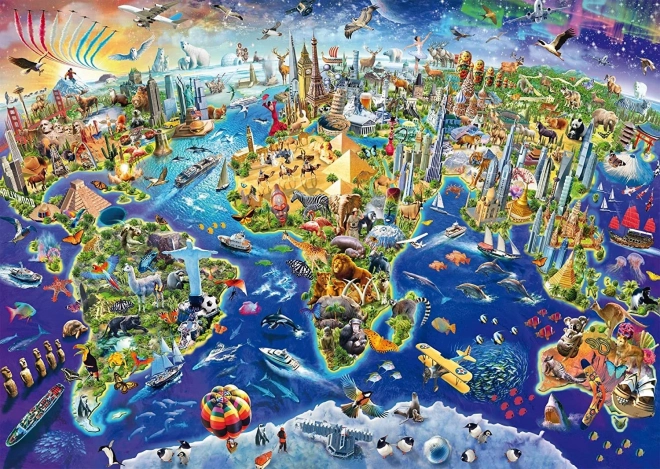 Puzzle Otkrij svijet 1000 dijelova SCHMIDT