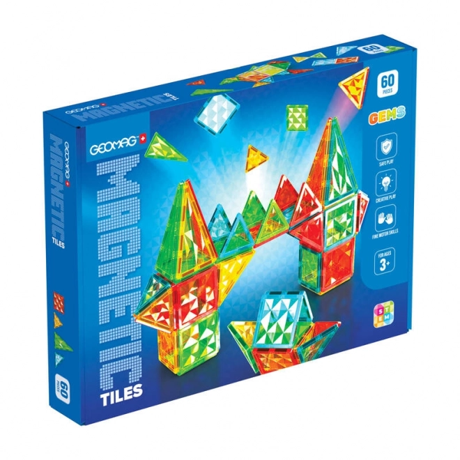 Geomag Gems 60 magnetskih pločica