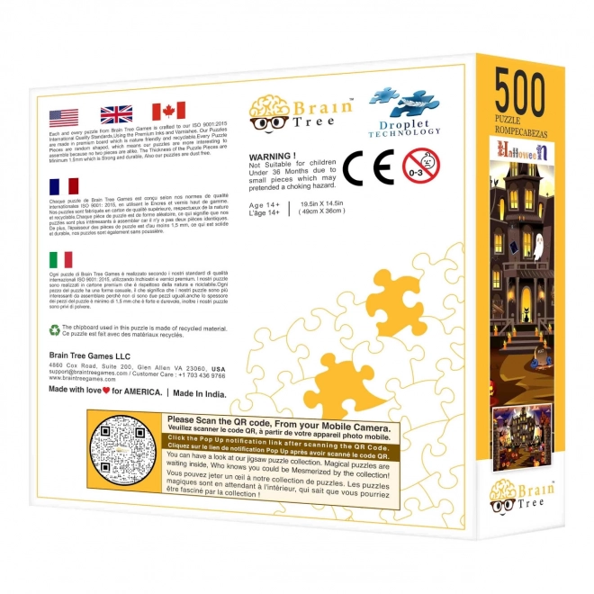 Halloween puzzle sa 500 dijelova od Brain Tree