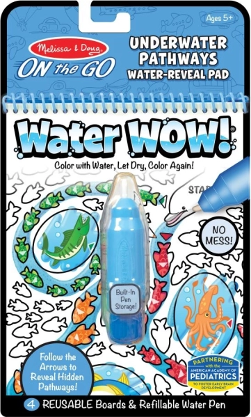 Vodene bojanke Water Wow! pronađi put – pod vodom