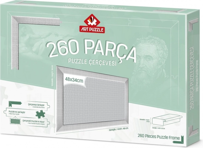 Okvir za puzzle 48x34 cm bijeli