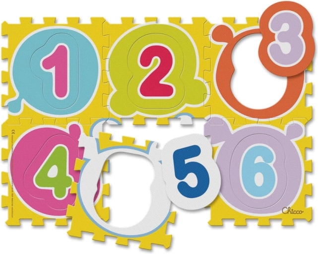Chicco pjenaste puzzle šarene brojke 12+