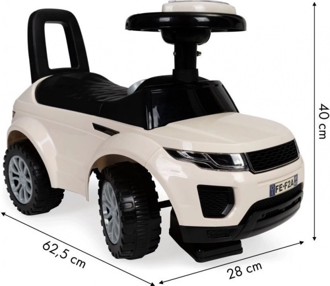 ECOTOYS Gurajući Auto s melodijama bijelo