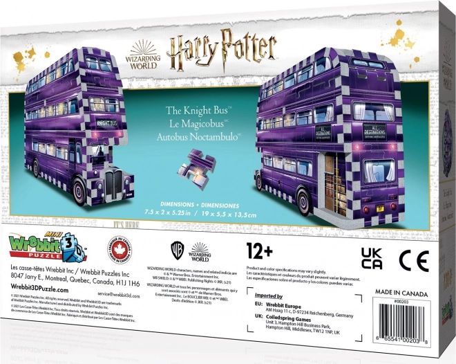 Wrebbit 3D puzzle: Harry Potter Spasilački autobus