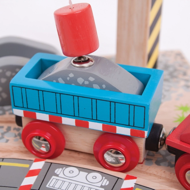 Bigjigs Rail Dizalica sa šljunkom