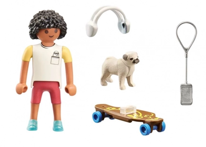 Set figurica Playmobil: Dječak s psom