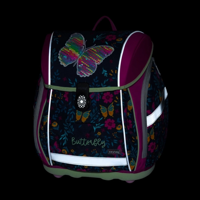 Školski ruksak Premium Light s motivom leptira