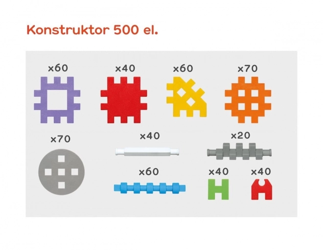 Mini Wafers Constructor 500 građevinskih blokova