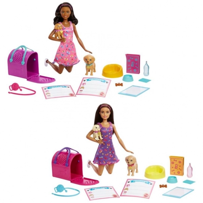 Barbie Lutka s psićima HKD86