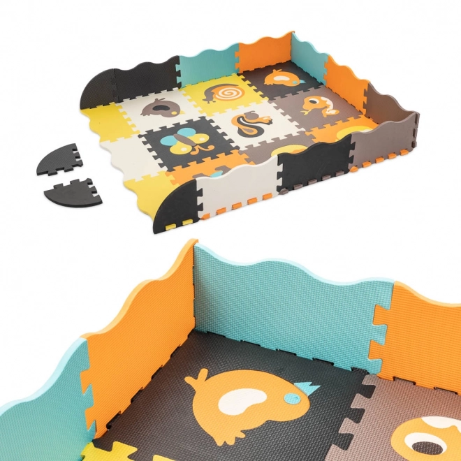 Šarene pjenaste puzzle sa životinjama i ogradom - 25 komada