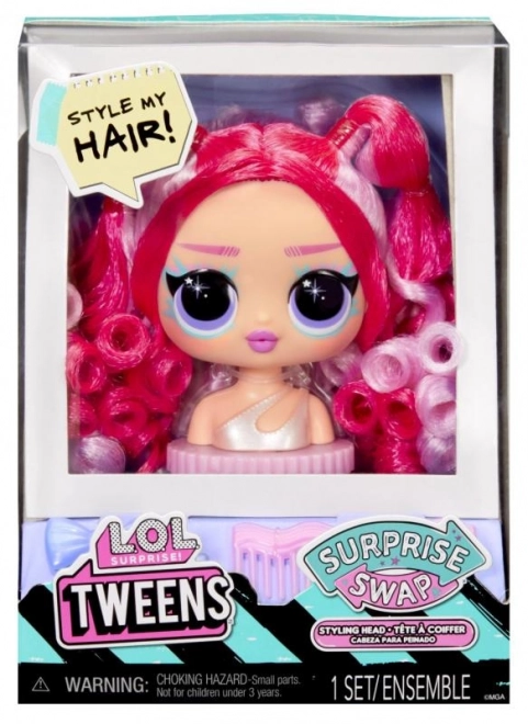 593522EUC L.O.L. Surprise Tweens Surprise Swap Glava za Stiliziranje