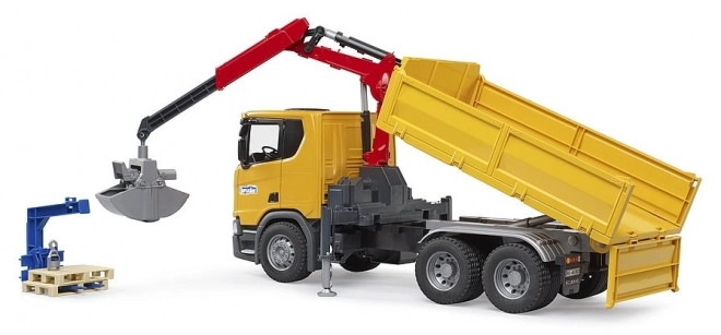 Bruder kamion Scania s kranom