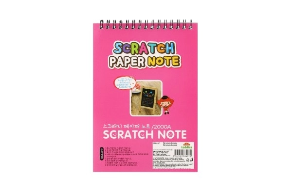 Šareni notes za grebanje 10 listova