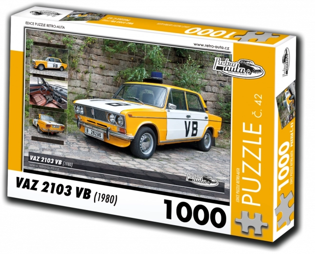 RETRO-AUTA puzzle VAZ 2103 VB (1980) – 1000 dijelova