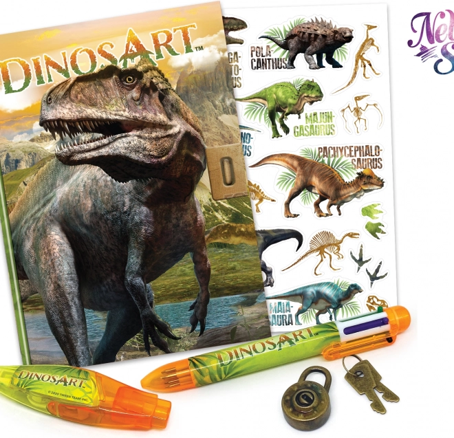 DinosArt bilježnica s bravom