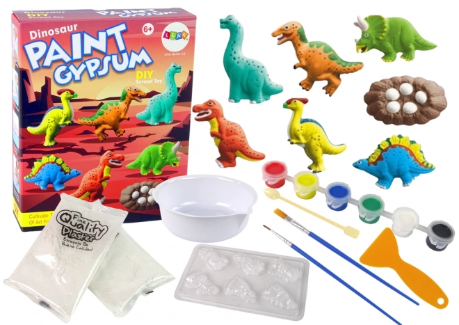 Set za lijevanje gipsa DIY Slikanje dinosaura