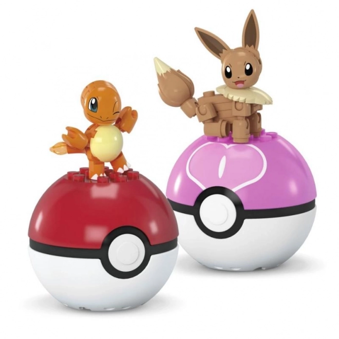 Građevinski set Pokémon Poké Ball Charmander i Eevee